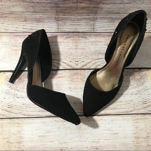 Chinese Laundry Black Sparkly Heels